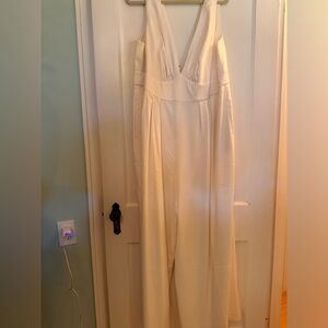 Sachin & Babi Ivory Jumpsuit, Size 22W, NWT